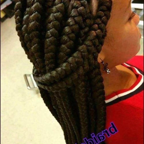 Long And Big Cornrows Under Braid Hairstyles (Photo 20 of 20)