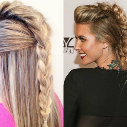 Mohawk French Braid Hairstyles (Photo 8 of 15)
