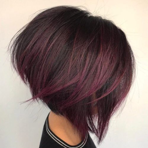 Burgundy Bob Hairstyles With Long Layers (Photo 15 of 20)