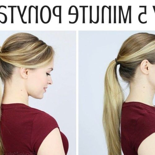 Pumped-Up Messy Ponytail Hairstyles (Photo 2 of 20)