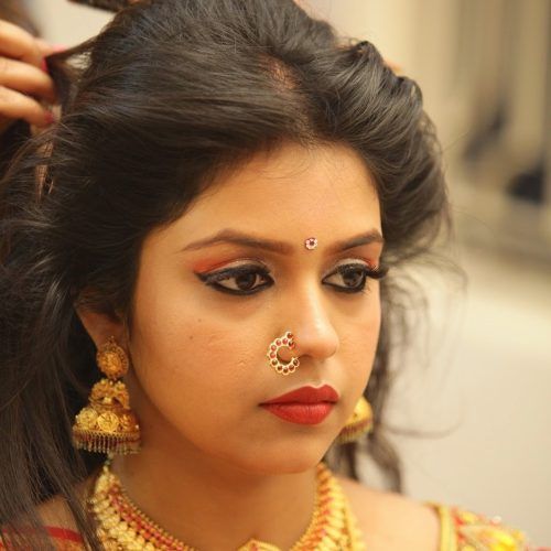 Hindu Bride Wedding Hairstyles (Photo 6 of 15)