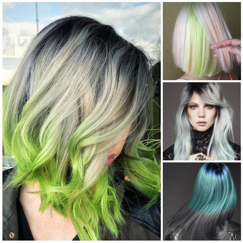 Blonde Hairstyles With Green Highlights (Photo 8 of 20)