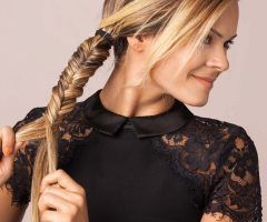 20 Inspirations Boho Fishtail Braid Hairstyles