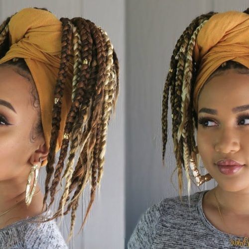 Braided Hairstyles With Beads And Wraps (Photo 6 of 20)