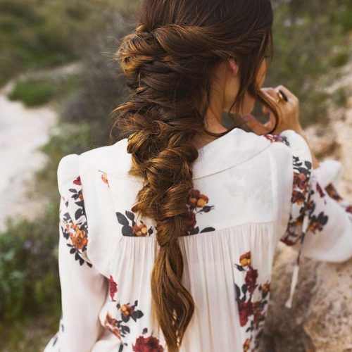 Brown Woven Updo Braid Hairstyles (Photo 17 of 20)