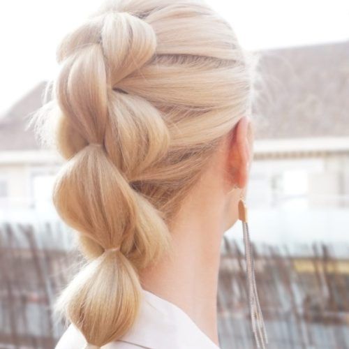 Bubble Braid Updo Hairstyles (Photo 15 of 20)