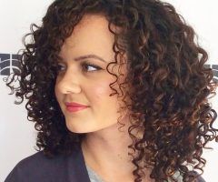 20 Best Collection of Curly Medium Hairstyles