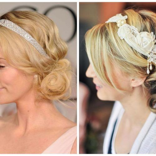 Curly Side Bun Wedding Hairstyles (Photo 14 of 15)