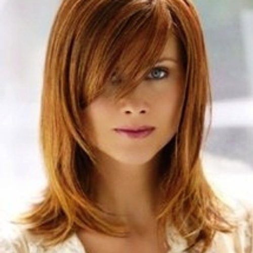 Cute Medium Hairstyles With Bangs (Photo 10 of 20)