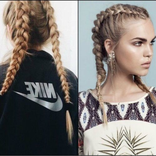 Double Braided Hairstyles (Photo 5 of 20)