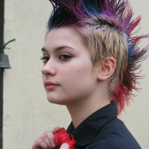 Hot Pink Fire Mohawk Hairstyles (Photo 15 of 20)