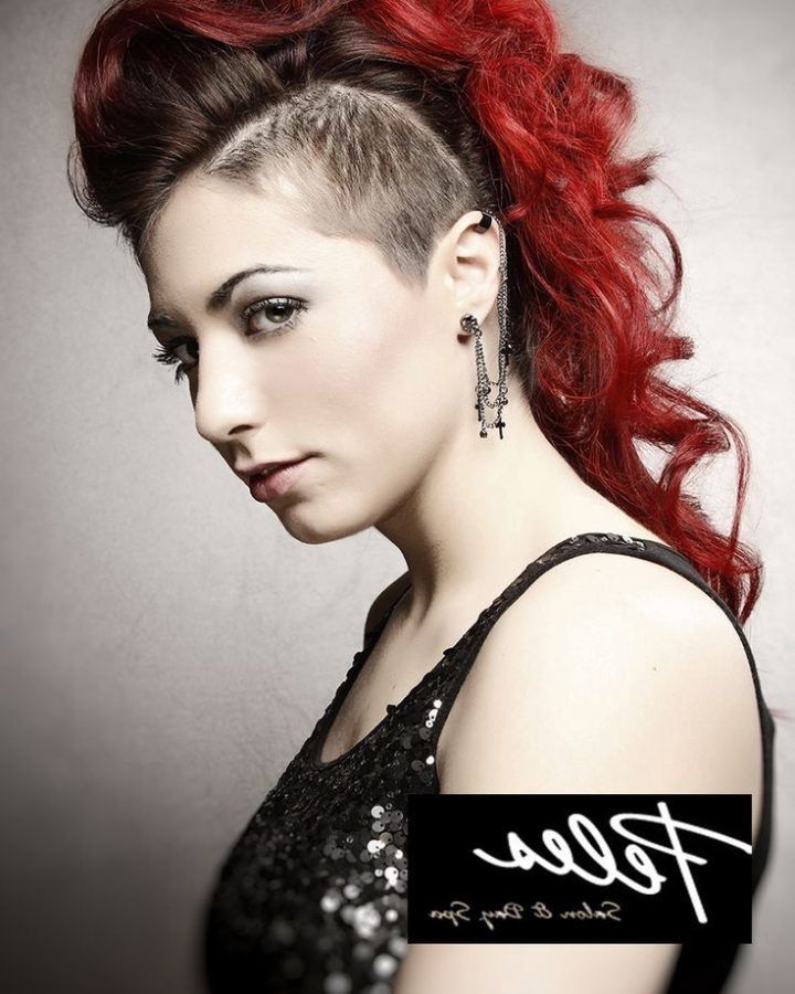20 Photos Hot Red Mohawk Hairstyles