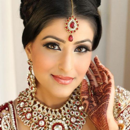 Indian Bridal Medium Hairstyles (Photo 14 of 20)