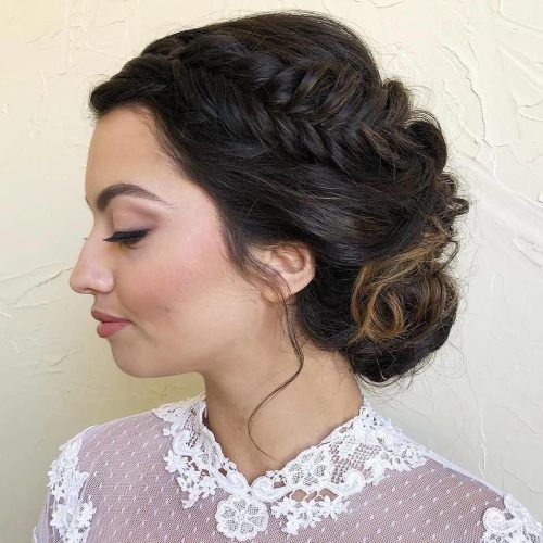 Knotted Braided Updo Hairstyles (Photo 7 of 20)