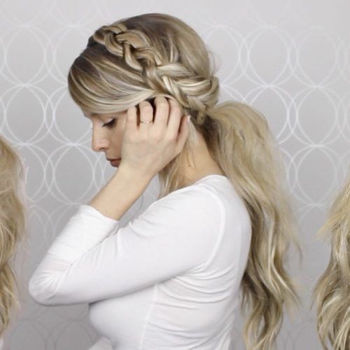 Large And Loose Braid Hairstyles With A High Pony (Photo 1 of 20)