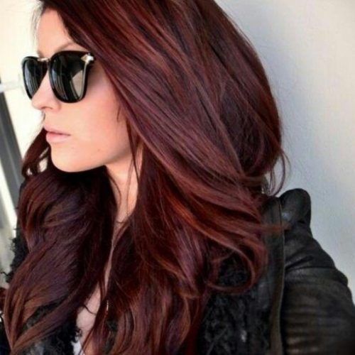 Medium Hairstyles With Red Highlights (Photo 2 of 20)