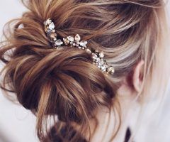 15 Best Collection of Messy Bun Wedding Hairstyles