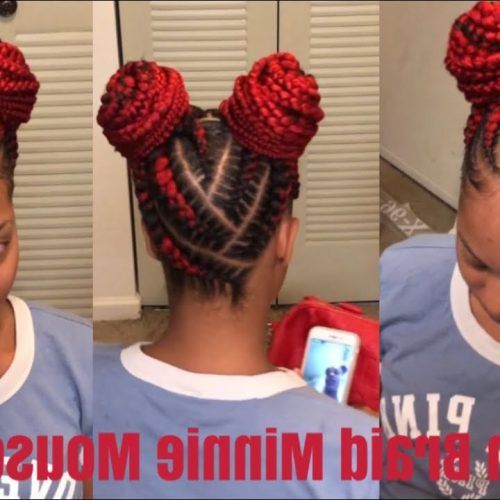 Minnie Mouse Buns Braid Hairstyles (Photo 1 of 20)