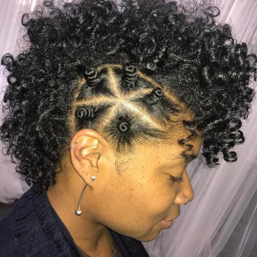 Mohawk Hairstyles With Braided Bantu Knots (Photo 9 of 20)