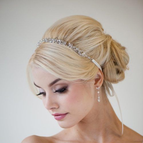 Neat Bridal Hairdos With Headband (Photo 3 of 20)