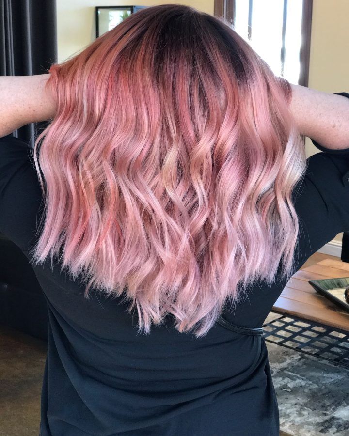 20 Collection of Pink Medium Hairstyles