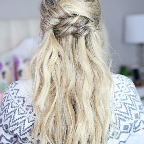 Pinned Up French Plaits Hairstyles (Photo 9 of 15)