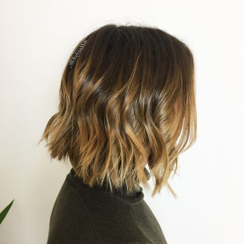 Point Cut Bob Hairstyles With Caramel Balayage (Photo 5 of 20)
