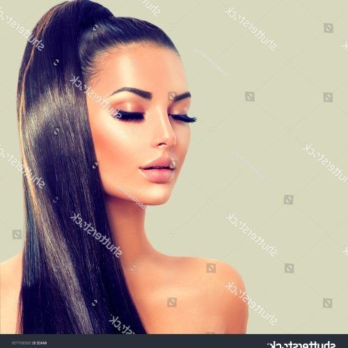Ponytail Hairstyles For Brunettes (Photo 19 of 20)