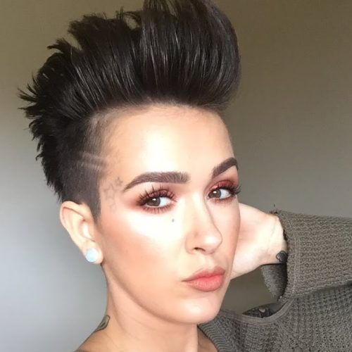 Punk Mohawk Updo Hairstyles (Photo 14 of 20)