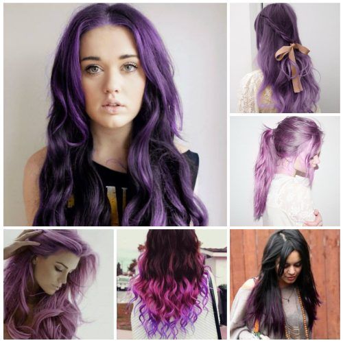 Purple Medium Hairstyles (Photo 11 of 20)