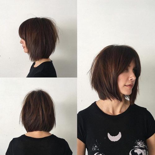 Shaggy Bob Hairstyles With Curtain Bangs (Photo 1 of 20)