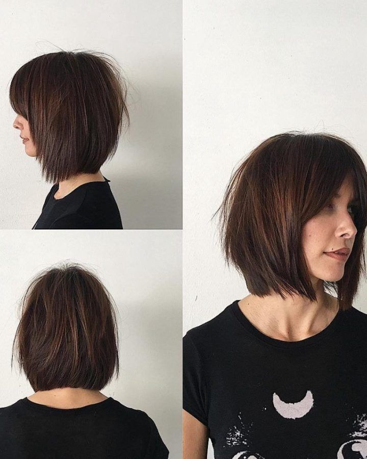 20 Inspirations Shaggy Bob Hairstyles with Curtain Bangs