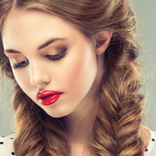 Side Swept Carousel Braid Hairstyles (Photo 11 of 20)