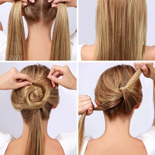 Simple Pony Updo Hairstyles With A Twist (Photo 19 of 20)