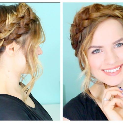 Stylish Updos With Puffy Crown And Bangs (Photo 10 of 20)