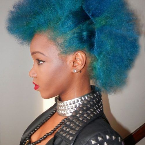 Textured Blue Mohawk Hairstyles (Photo 2 of 20)