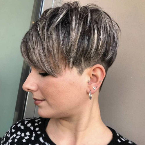 Undercut Pixie Hairstyles With Hair Tattoo (Photo 11 of 20)