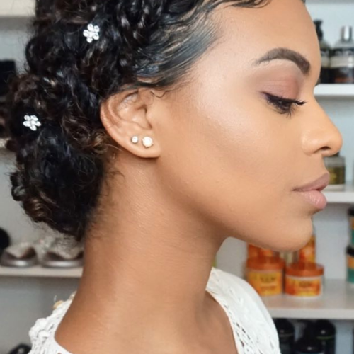 Updo Halo Braid Hairstyles (Photo 1 of 20)