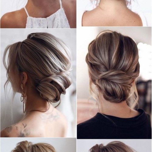 Updos Hairstyles Low Bun Haircuts (Photo 1 of 20)