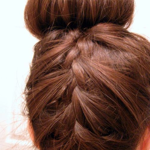 Upside Down French Braids Into A Bun (Photo 15 of 15)