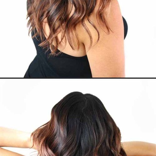 Warm-Toned Brown Hairstyles With Caramel Balayage (Photo 18 of 20)