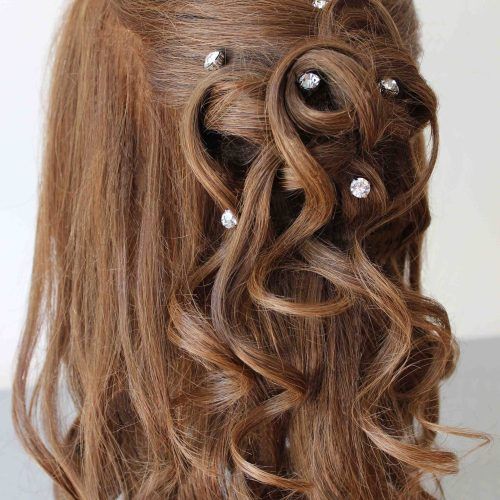 Wedding Hairstyles For Down Straight Hair (Photo 11 of 15)