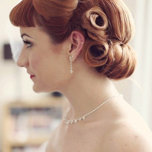 Wedding Hairstyles For Long Hair And Fringe (Photo 9 of 15)