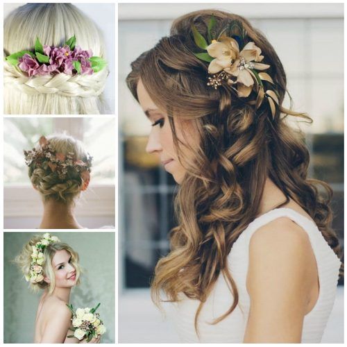 Wedding Hairstyles For Long Hair With Flowers (Photo 15 of 15)