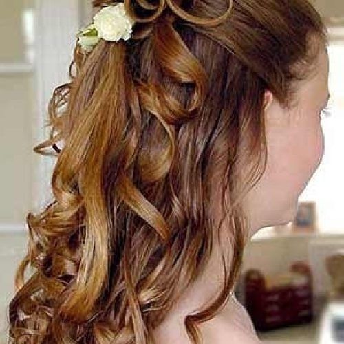 Wedding Hairstyles For Medium Length Hair With Flowers (Photo 4 of 15)