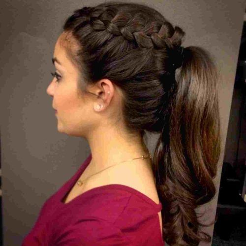 Brunette Prom Ponytail Hairstyles (Photo 20 of 20)