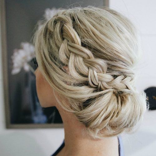 Low Braided Bun Updo Hairstyles (Photo 4 of 20)