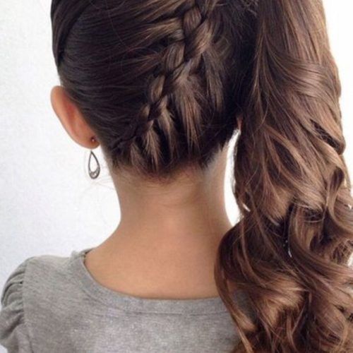 Brunette Prom Ponytail Hairstyles (Photo 18 of 20)