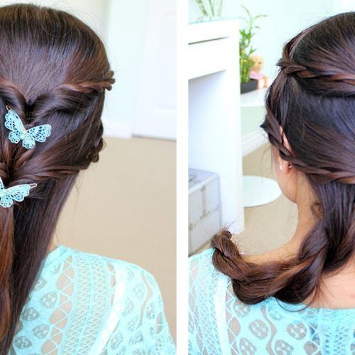 Medium Half Up Half Down Bridal Hairstyles With Fancy Knots (Photo 18 of 20)