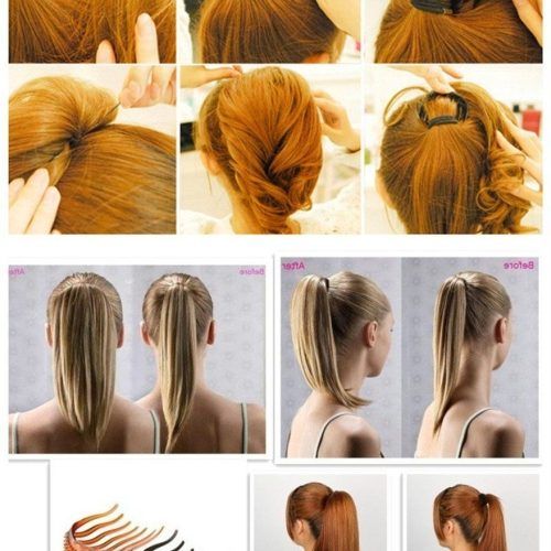 Long Braided Ponytail Hairstyles With Bouffant (Photo 6 of 20)